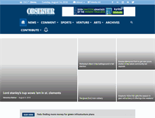 Tablet Screenshot of observerxtra.com